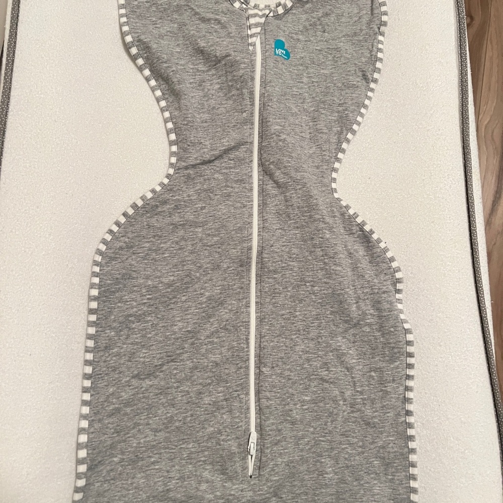 Gray Swaddle with Zipper